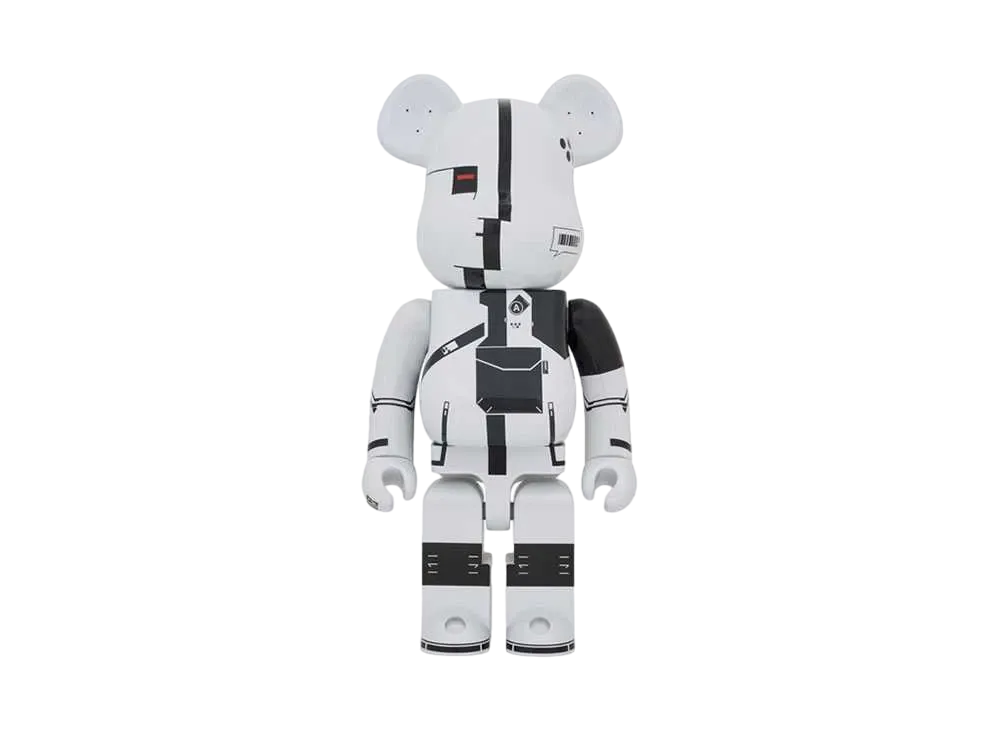 Bearbrick ΛCRONYM (R) WHITE CHROME 1000%