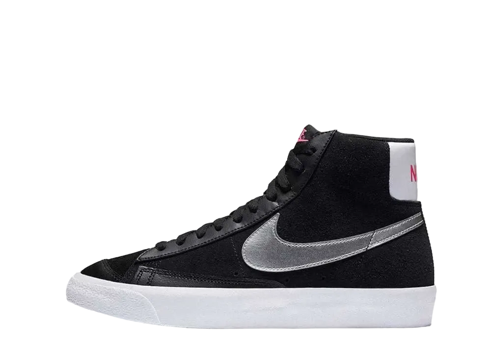 ナイキ ウィメンズ ブレーザー 77 ミッド ヴィンテージ "ブラック/メタリックシルバー"