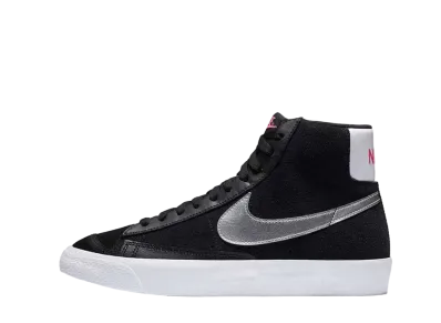 Nike Women's Blazer 77 Mid Vintage "Black/Metallic Silver"