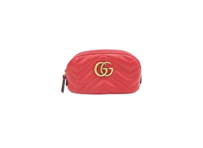 GUCCI GG Marmont Key Pouch "Red"
