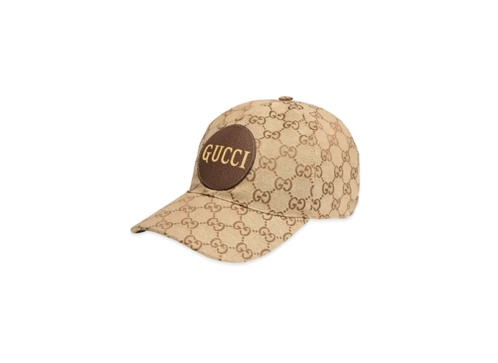 GUCCI GG Canvas Baseball Hat "Beige/Brown"