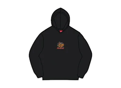Supreme Dragon Hooded L/S Top "Black"