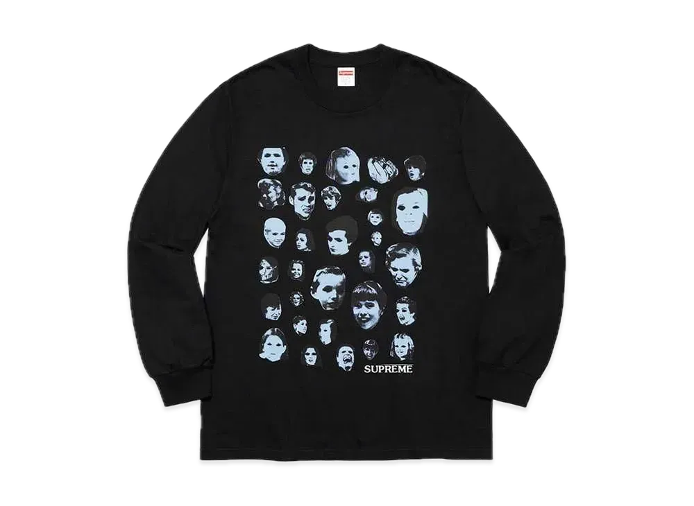 Supreme Faces L/S Tee "Black"