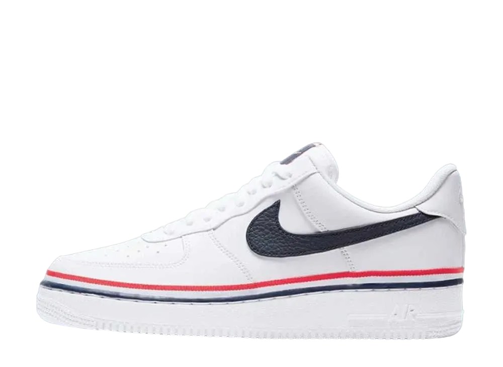 ナイキ エアフォース1 ロー LV8 "ホワイト/オブシディアン/ハバネロレッド"
