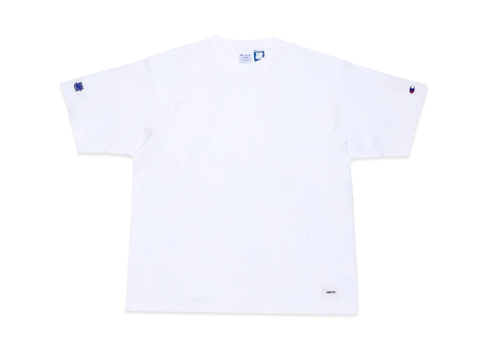 UNDEFEATED CHAMPION STENCIL LABEL SS TEE - C8-V322 "White"