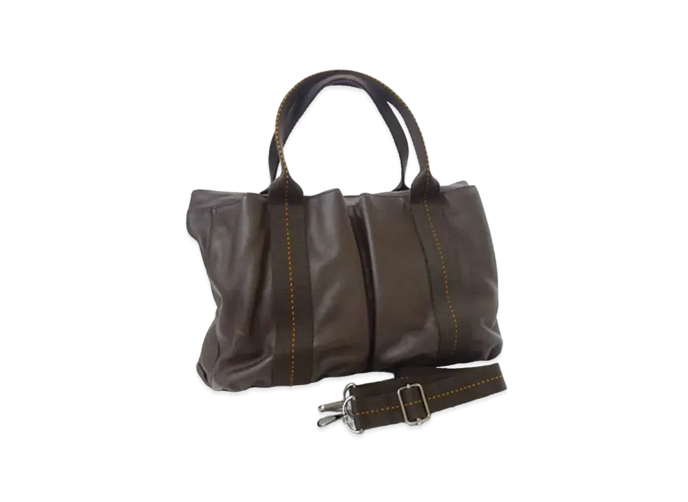 エルメス キャラバン ホリゾンタル MM "ブラウン"