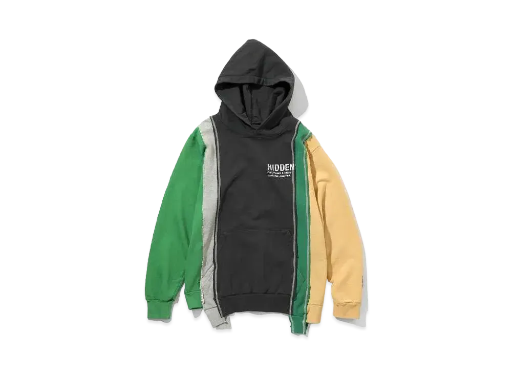 Needles x HIDDEN 5 Cuts Hoody - Hidden "Assort Black"