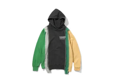 Needles x HIDDEN 5 Cuts Hoody - Hidden "Assort Black"