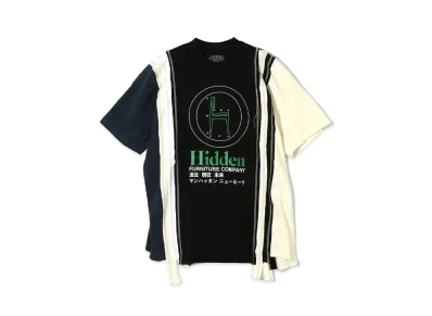 Needles x HIDDEN 7 Cuts Wide Tee - Hidden "Assort Black"