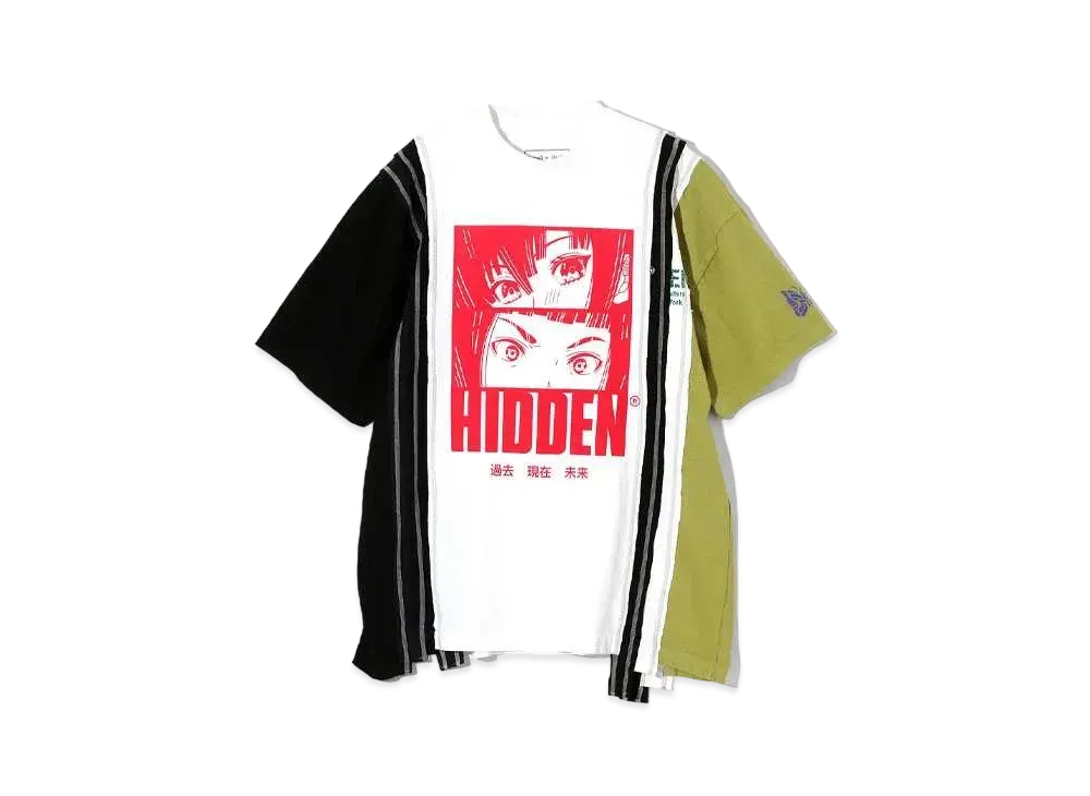 Needles x HIDDEN 7 Cuts Wide Tee - Hidden "Assort White"