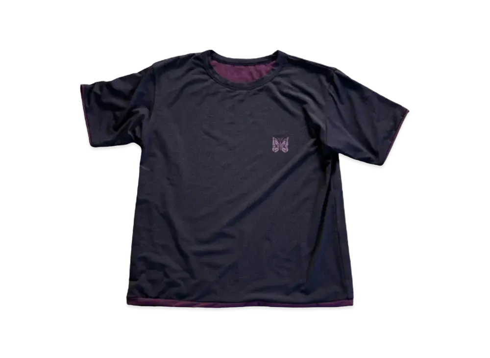 Needles x 417 EDIFICE S/S Reversible Tee "Black/Purple"