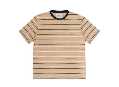 WAMA-0397WACKO MARIA STRIPED T-SHIRT "Orange"