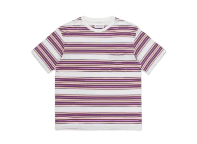 WACKO MARIA STRIPED T-SHIRT "Purple"