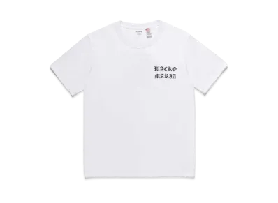 WACKO MARIA US FABRIC T-SHIRT #1 "White"
