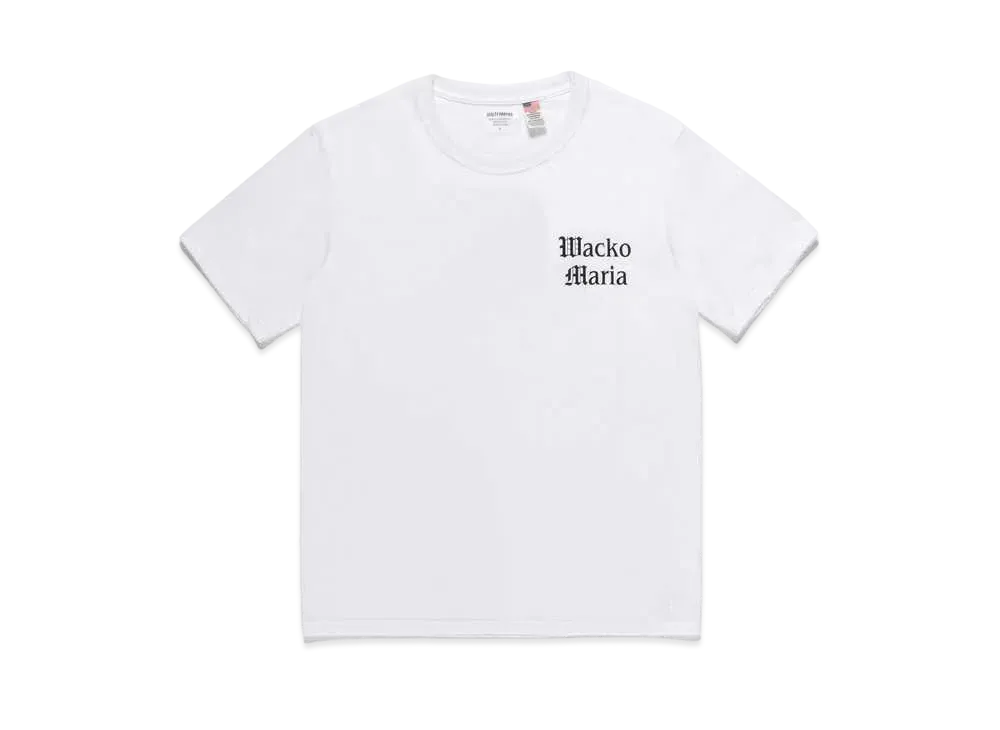 WACKO MARIA US FABRIC T-SHIRT #3 "White"