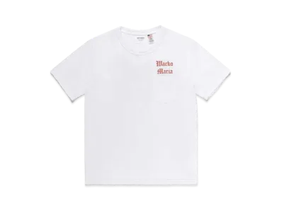 WACKO MARIA US FABRIC POCKET T-SHIRT #2 "White"