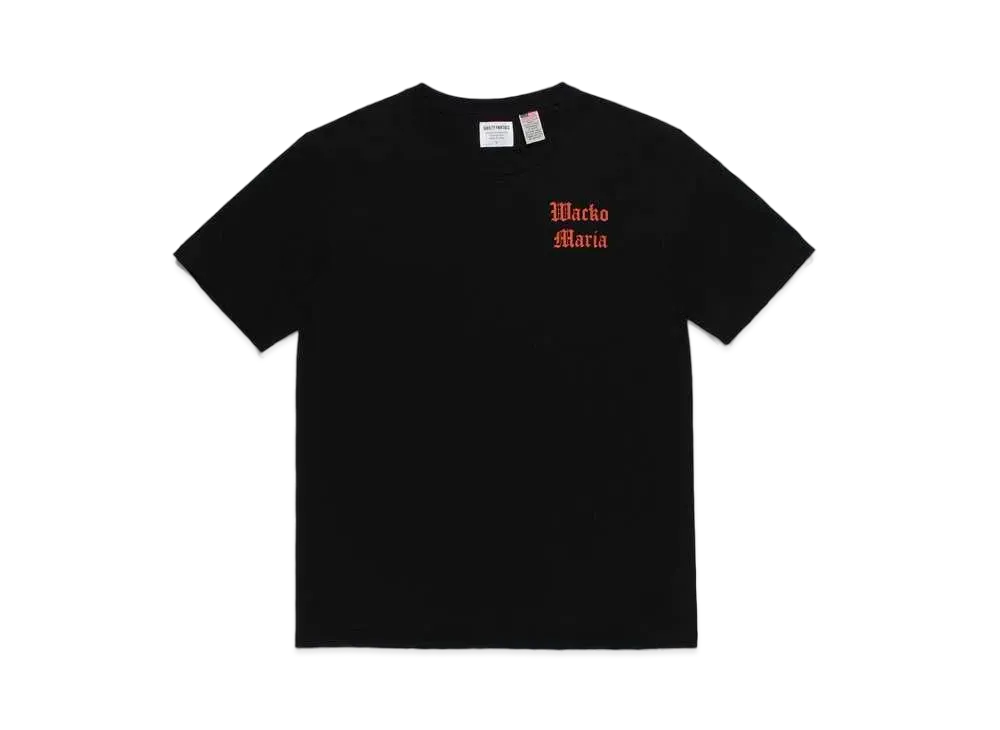 WACKO MARIA US FABRIC POCKET T-SHIRT #2 "Black"