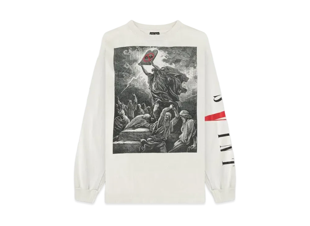 セントマイケル 22SS ヴィーローン LS Tシャツ "ホワイト"