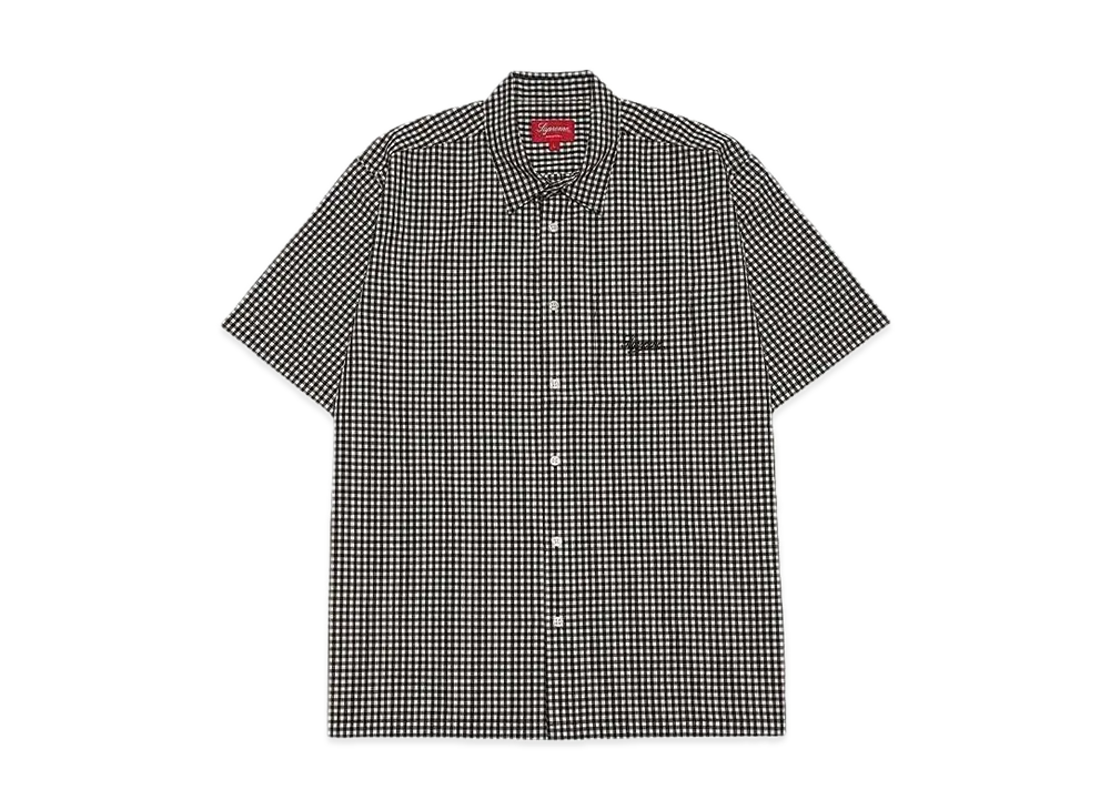 supreme 21SS Gingham S/S Shirt 黒　ギンガム Gingham S/S Shirt | Supreme 21ss