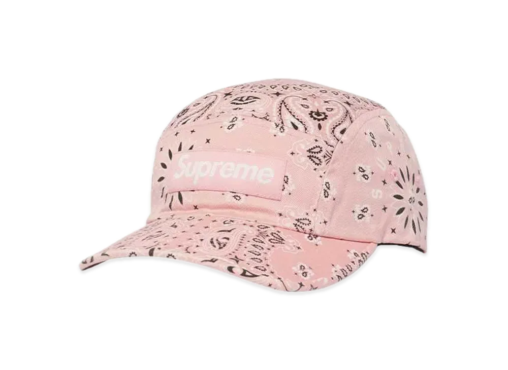 Supreme Bandana Camp Cap "Pink"