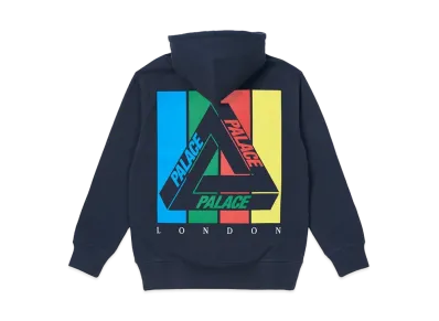 PALACE TRI-EMB HOOD "Navy"