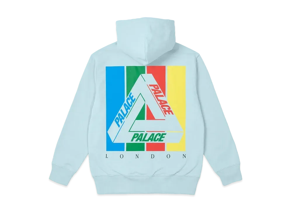 PALACE TRI-EMB HOOD "Blue"