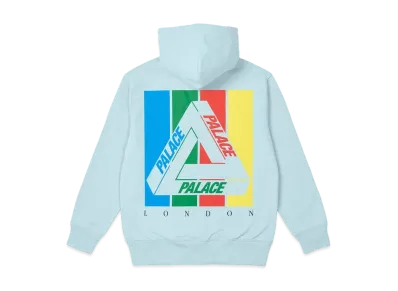 PALACE TRI-EMB HOOD "Blue"