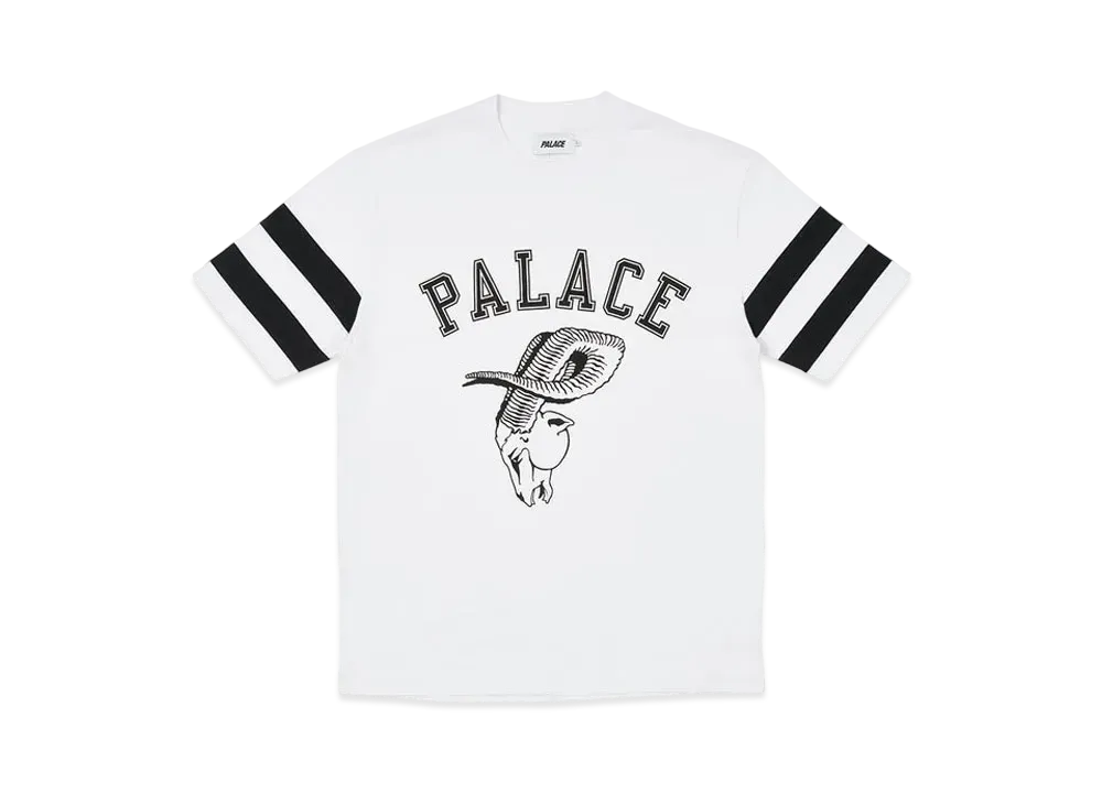 PALACE GOAT FOOTBALL JERSEY "White"