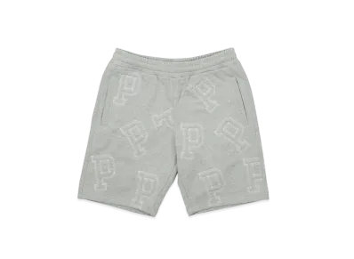 PALACE MULTI P SWEAT SHORTS "Grey Marl"