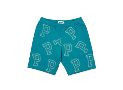 PALACE MULTI P SWEAT SHORTS "Teal"