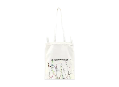 MM6 Maison Margiela Paint 4 Handle Bag "White"
