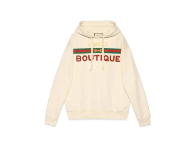 GUCCI Gucci Boutique Print Sweatshirt "Off White"