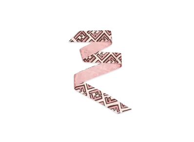 FENDI Wrappy Silk Bandeau "Pink"