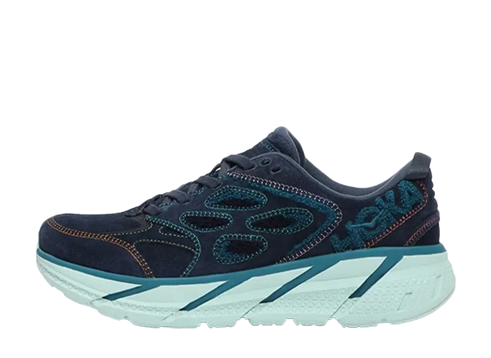 ビリーズ × ホカ クリフトン L エンブロイダリー パック "アウタースペース/ブルーコーラル"