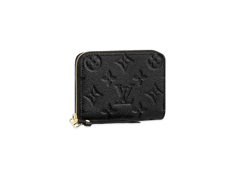 Louis Vuitton Zippy Coin Purse Monogram Empreinte Leather "Noir"