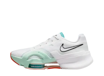 Nike Women's Air Zoom Superrep 3 "White/Washed Teal/Barely Green/Black"