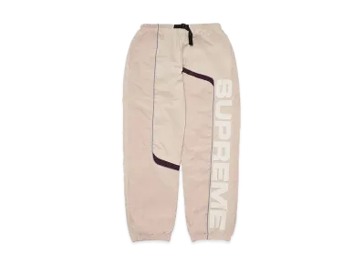 Supreme S Paneled Belted Track Pant "Dusty Pink"