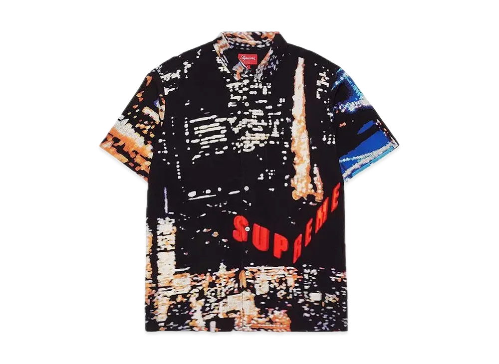 Supreme City Lights Rayon S/S Shirt "Black"