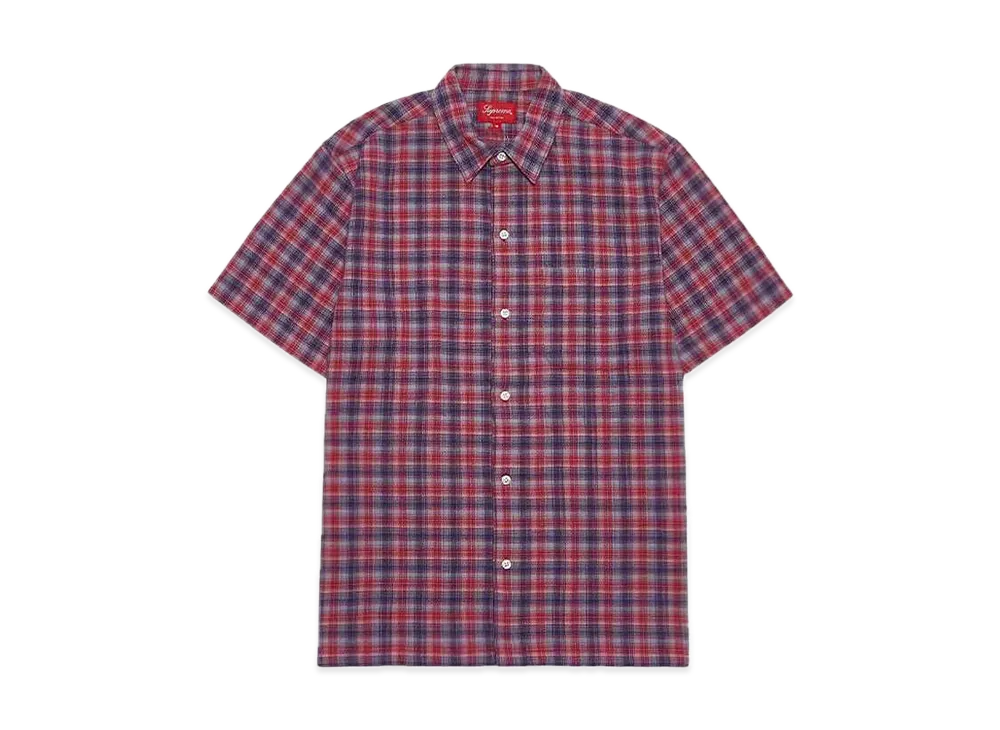 Supreme Plaid S/S Shirt "Red"