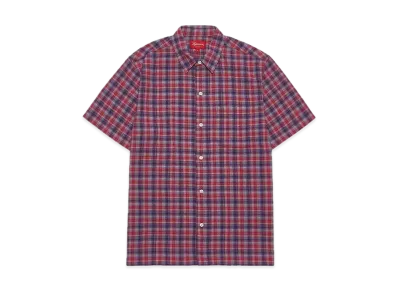 Supreme Plaid S/S Shirt "Red"