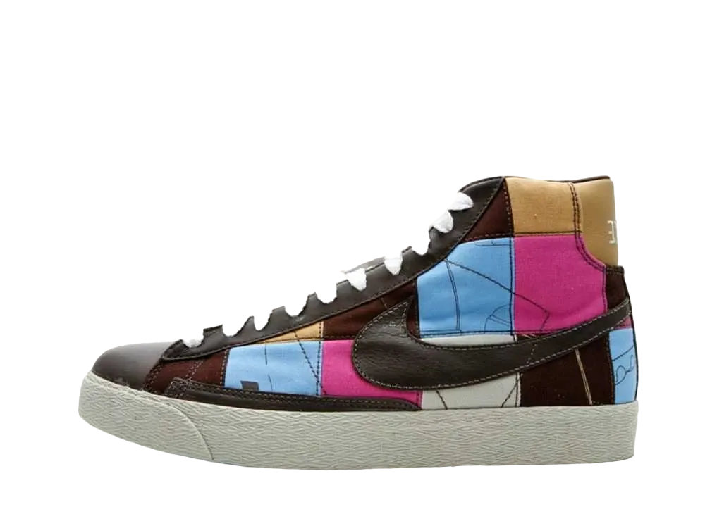 ナイキ ウィメンズ ブレーザー ミッド プレミアム パッチワーク "ダーク シンダー"