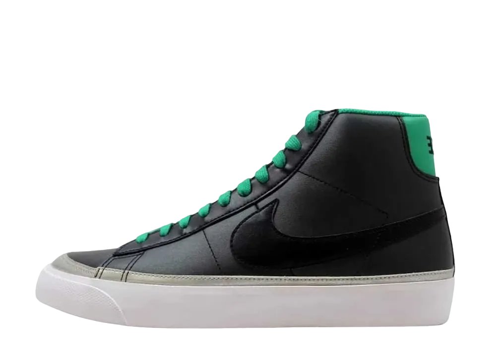 Nike Blazer Mid '09 ND "Black/Black-Lucky Green-Metallic Silver"