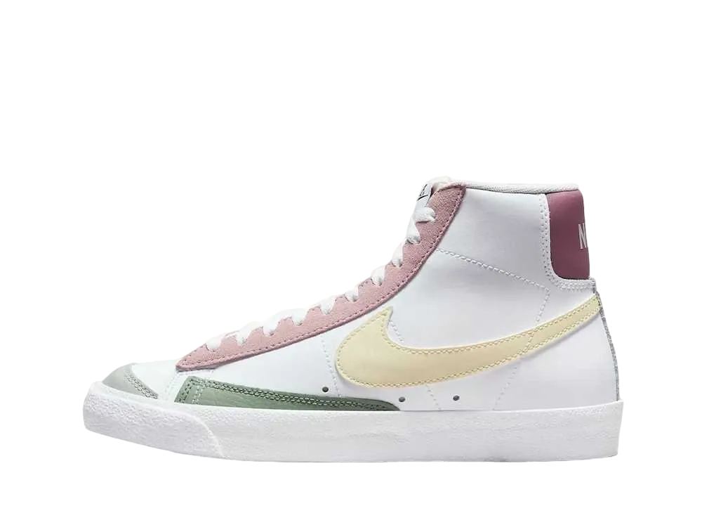 ナイキ ウィメンズ ブレーザー ミッド 77 "ホワイト ピンク グリーン イエロー"