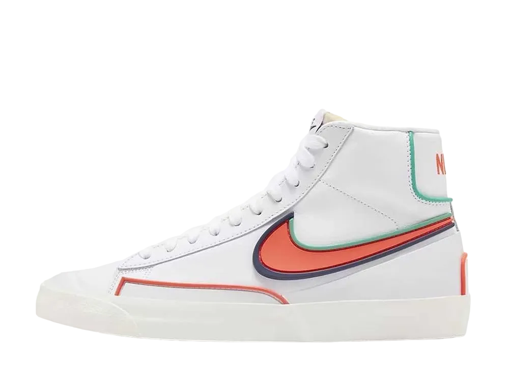 ナイキ ブレーザー ミッド インファイト "ホワイト ブライト クリムゾン"