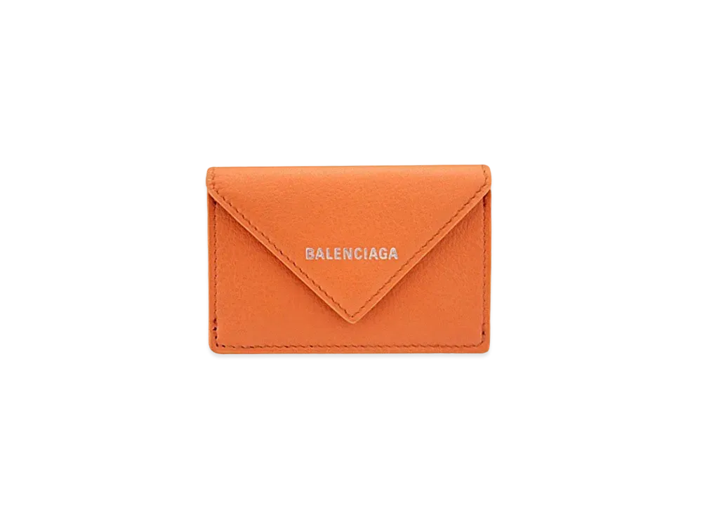 BALENCIAGA Papier Mini Wallet ”Orange”