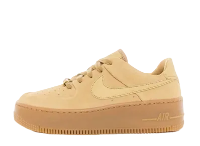 Nike Women's Air Force 1 Sage Low "Club Gold"