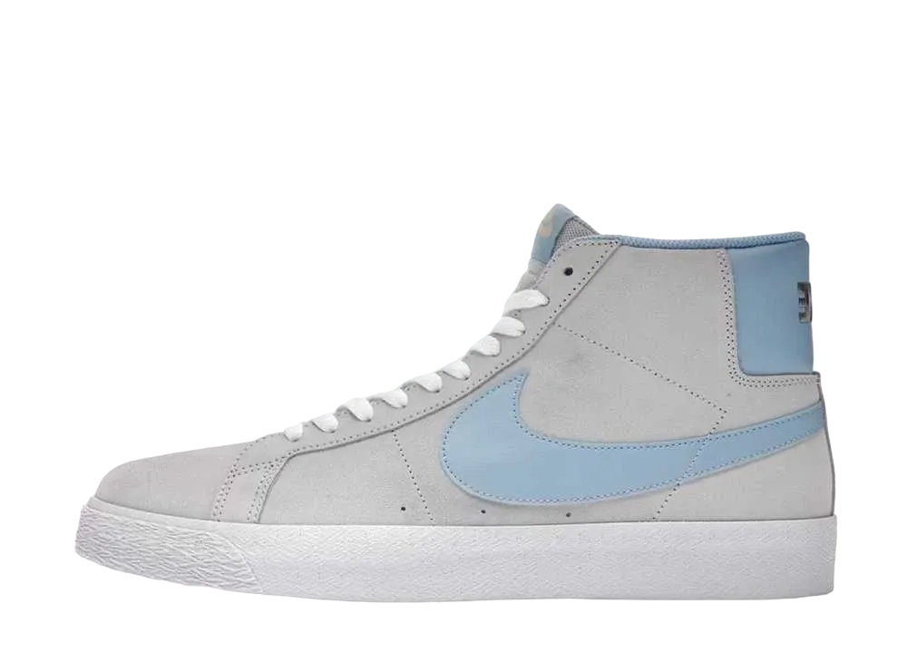 Nike SB Blazer Mid "Soft Grey Baby Blue"