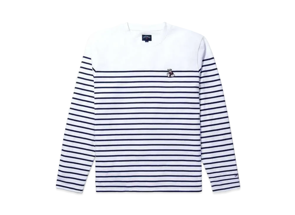 Noah Popeye Striped Top "White"