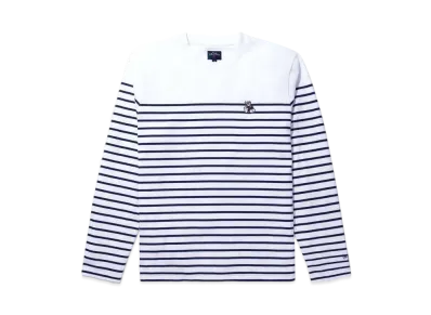 Noah Popeye Striped Top "White"