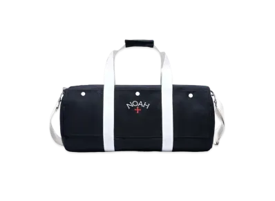Noah Canvas Double Pocket Duffel "Black"